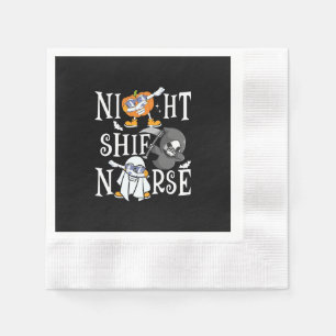 Night Shift Nurse Napkin