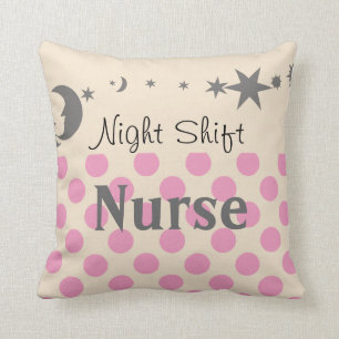 Night Shift Nurse Pillow