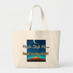 Night Shift Nurse tote bag