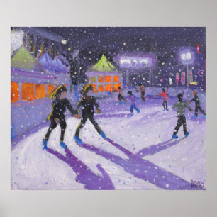 Night skaters Derby 2014 Poster