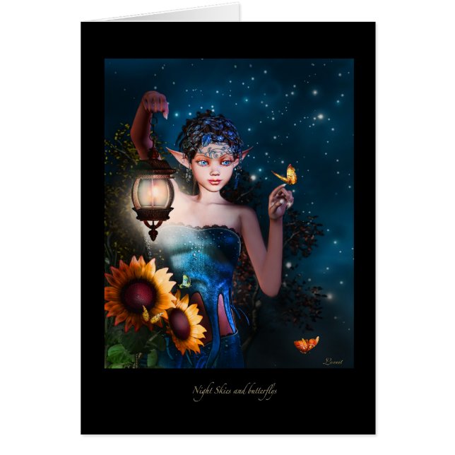 Night skies and Butterflys (Front)