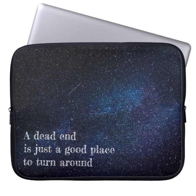 Night Sky and Stars Laptop Sleeve (Front)