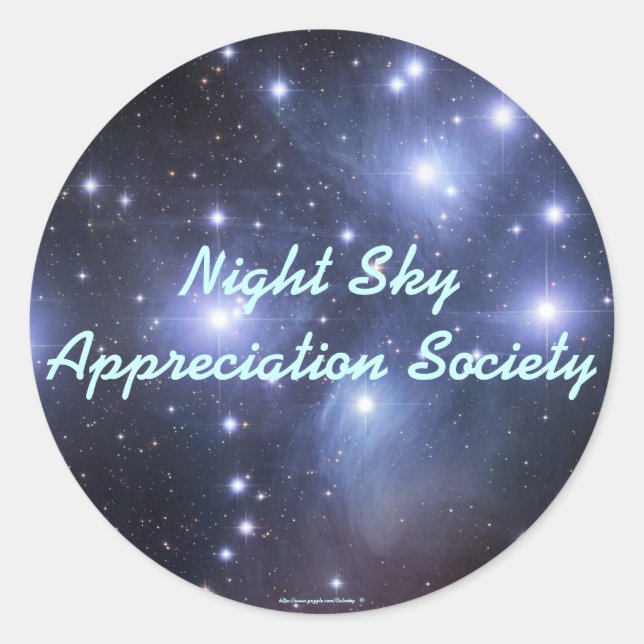Night Sky Appreciation Society - Sticker (Front)