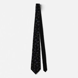 Night Sky Astrology Constellations Tie