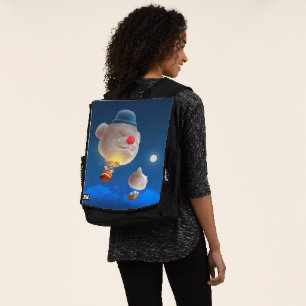 Night Sky Balloon Adventure Backpack