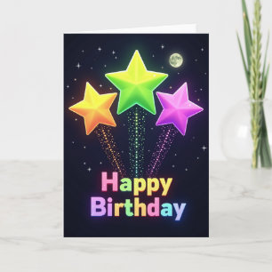 Night Sky Birthday Card