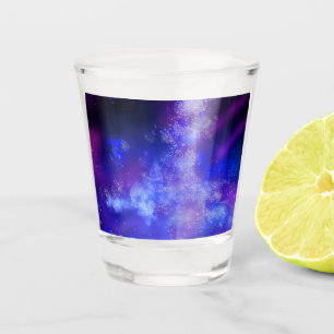 Night Sky Blue Sapphire Clear Shot Glass