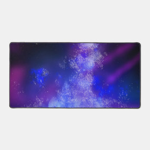 Night Sky Blue Sapphire Desk Mat
