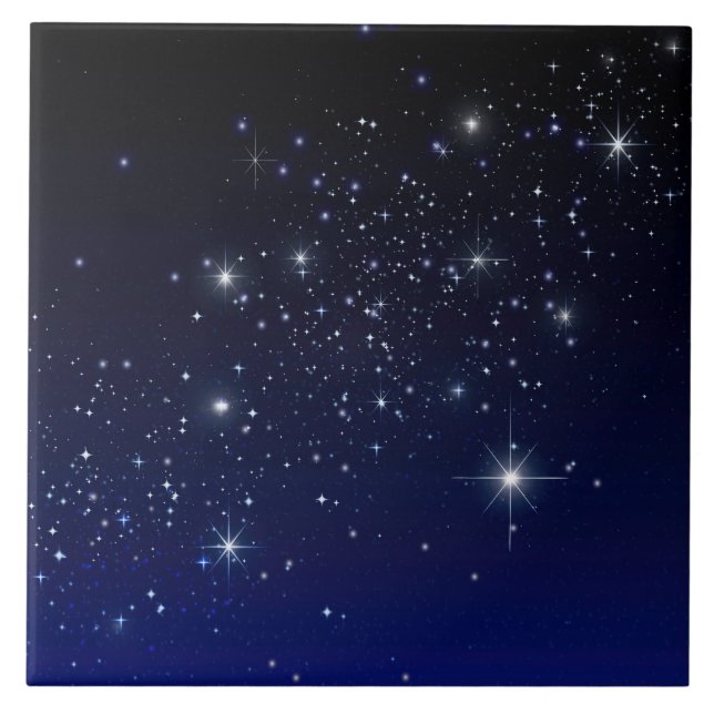 NIGHT SKY CERAMIC TILE (Front)