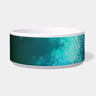 Night Sky Emerald Ceramic Pet Bowl
