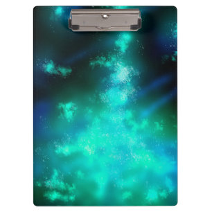 Night Sky Emerald Clipboard