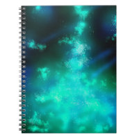Night Sky Emerald Dance Notebook