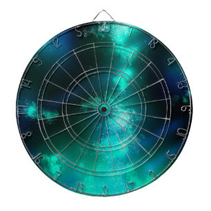 Night Sky Emerald Dartboard
