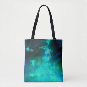 Night Sky Emerald Tote Bag