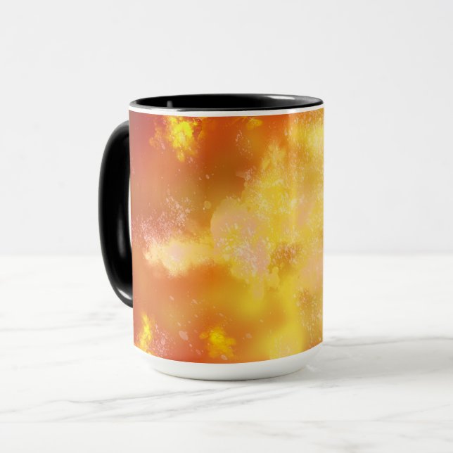 Night Sky Flame Mug (Front Left)