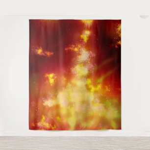 Night sky Flame Tapestry