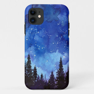 Night Sky forest iPhone 11 Case