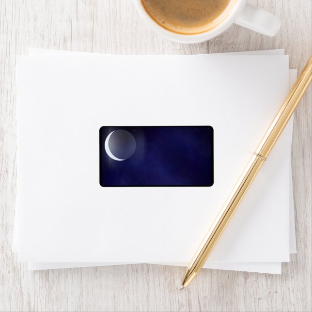 Night Sky Galaxy Address Labels (Insitu)