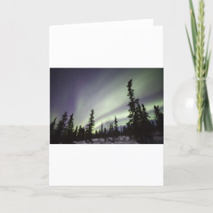 Night Sky Lights Moon Stars Astronomy Space Thank You Card