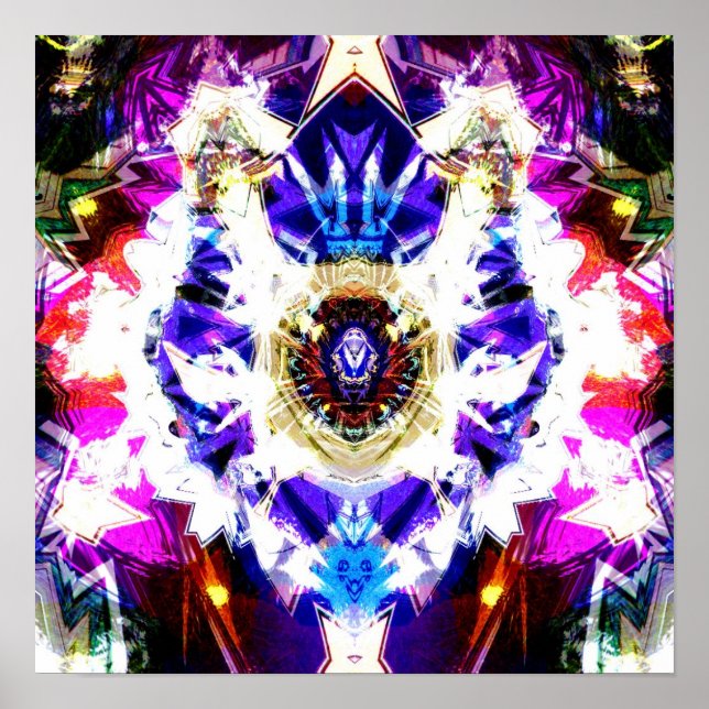 Night Sky Mandala 1 Poster (Front)