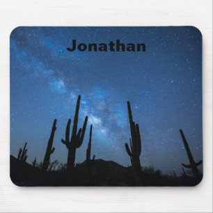 Night Sky Milky Way Desert Southwest Mouse Pad