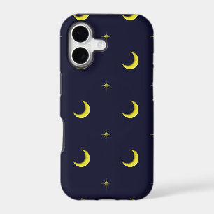 Night Sky Moon and Stars cell phone case