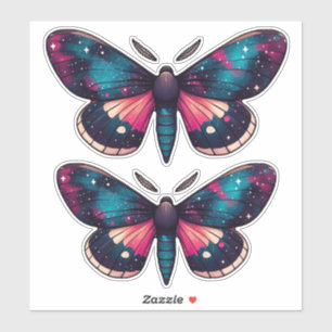 Night Sky Moth - Cosmic Celestial Nebula Space