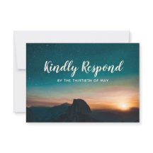 Night Sky Mountain Galaxy Sunset Stars Wedding