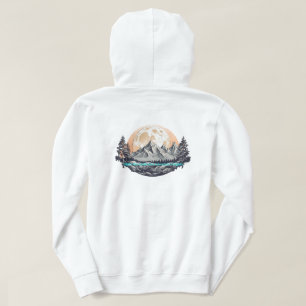 Night Sky Mountain Heights Hoodie