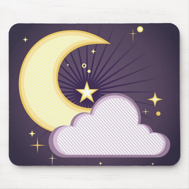 Night Sky Mouse Pad (Front)