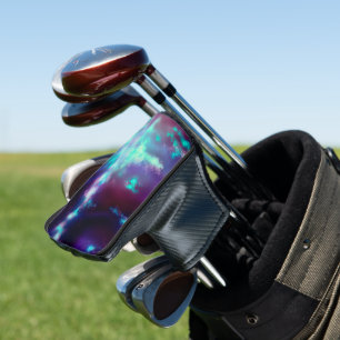 Night Sky Neon Lights Golf Head Cover