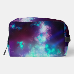 Night Sky Neon Lights Milky Way Dopp Kit