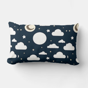 Night Sky Pattern Lumbar Cushion