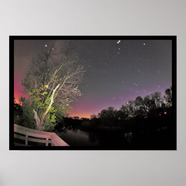 Night Sky Photo Poster (Front)