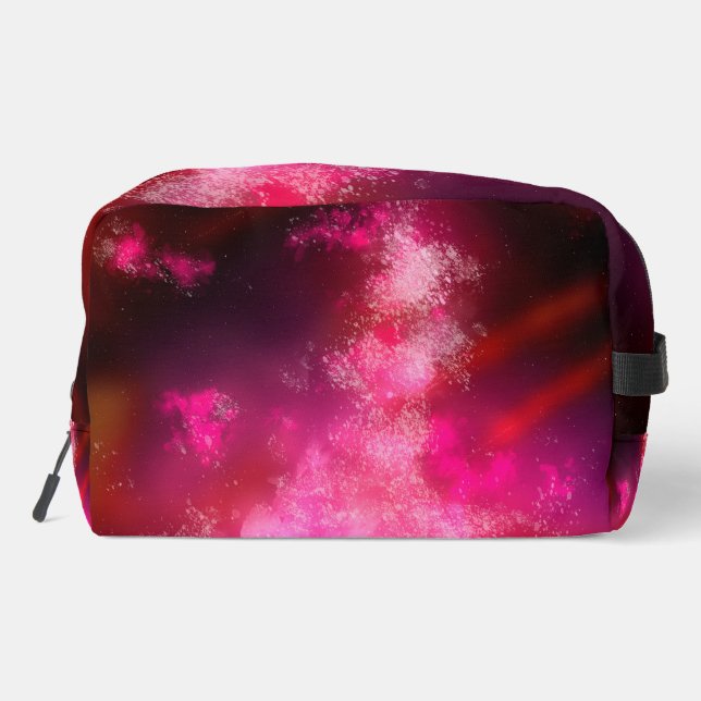 Night Sky Pink Flare  Milky Way  Dopp Kit (Back)