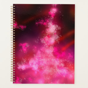 Night Sky Pink Flare Planner