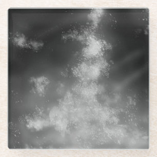 Night Sky Smoke Glass Coaster