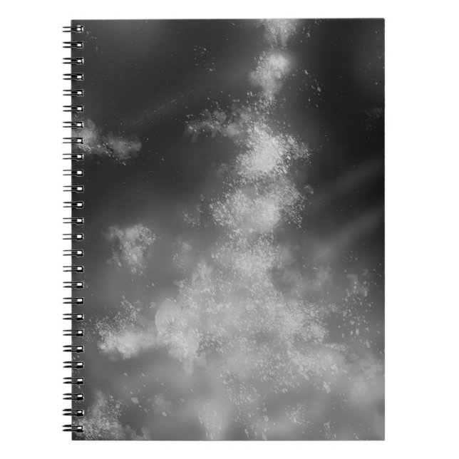 Night Sky Smoke  Notebook (Front)