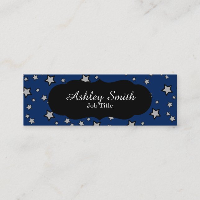 Night Sky Star Business Cards (Front)