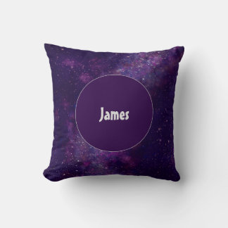 night sky Stardust illustration Throw Pillow