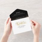 Night Sky Stars Celestial Mystical Black Wedding