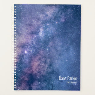 Night Sky Stars Personalised Planner