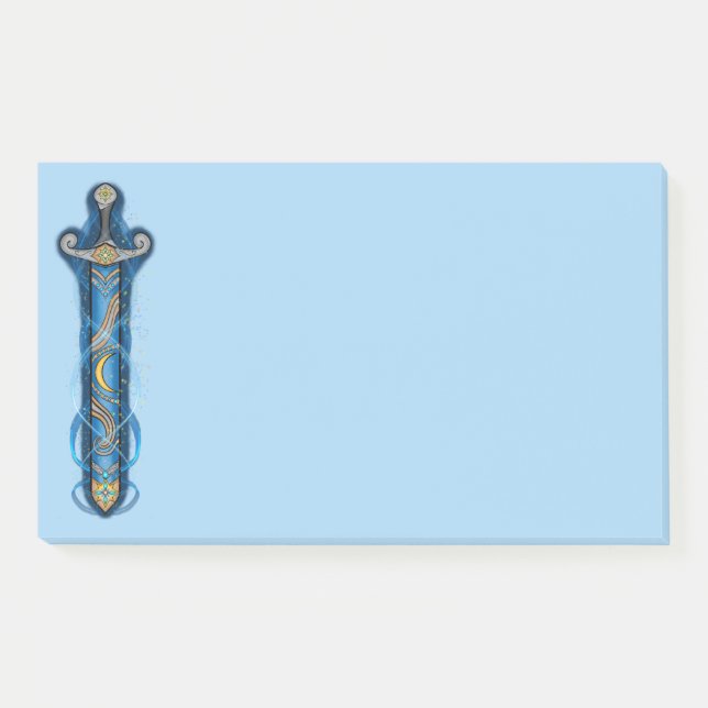 Night Sky Sword Post-it Notes (Front)