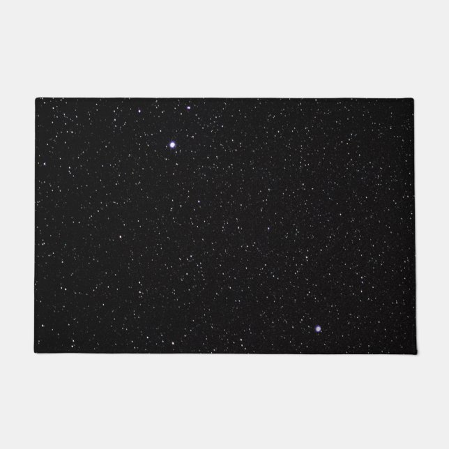 Night Sky with Stars Doormat (Front)