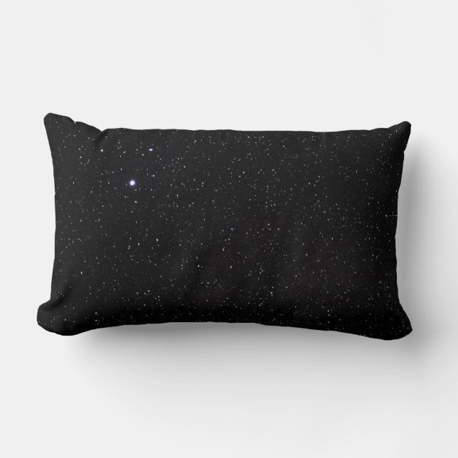 Night Sky with Stars Lumbar Cushion (Front)