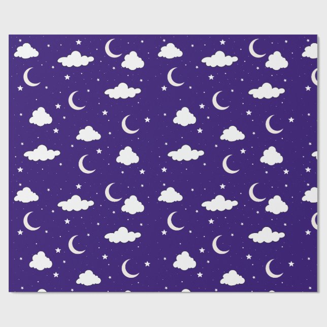 Night Sky Wrapping Paper (Flat)