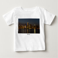 Night Skyline Chicago Pano