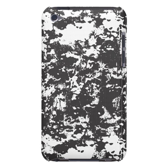 Night/Snow Camouflage iPod Touch Cover (Back)