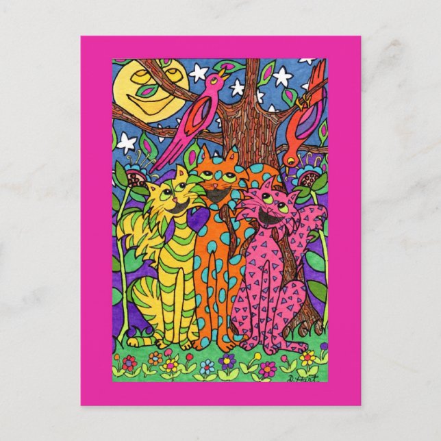 Night Songs Postcard (Front)