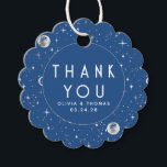 Night Star Celestial Mystical Blue Thank You Favour Tags<br><div class="desc">Starry night thank you favour tags</div>